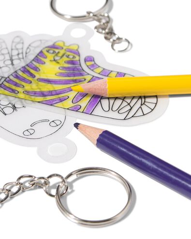krimpfolie sleutelhangerset dieren - 15900519 - HEMA