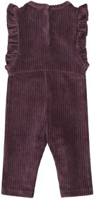 Baby-Jumpsuit, gerippt violett violett - 1000029133 - HEMA
