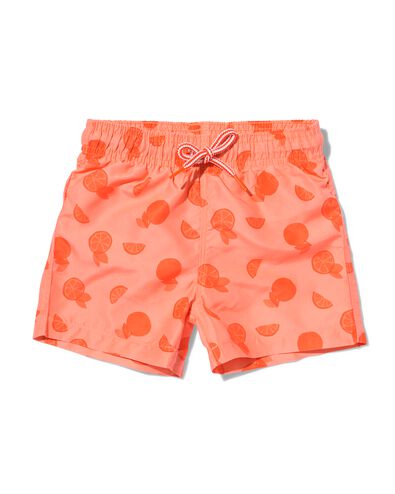 maillot de bain enfant oranges corail 86/92 - 22249571 - HEMA