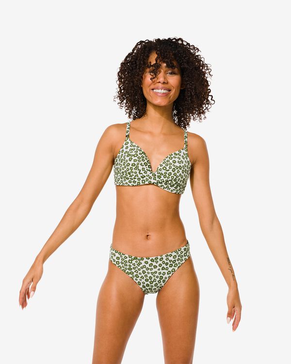 Damen-Bikinioberteil, ohne Bügel graugrün graugrün - 1000031107 - HEMA