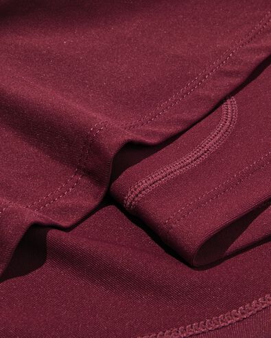 damessportrokje donkerrood donkerrood - 36040416DARKRED - HEMA