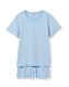 pyjacourt femme coton bleu bleu - 23430510BLUE - HEMA
