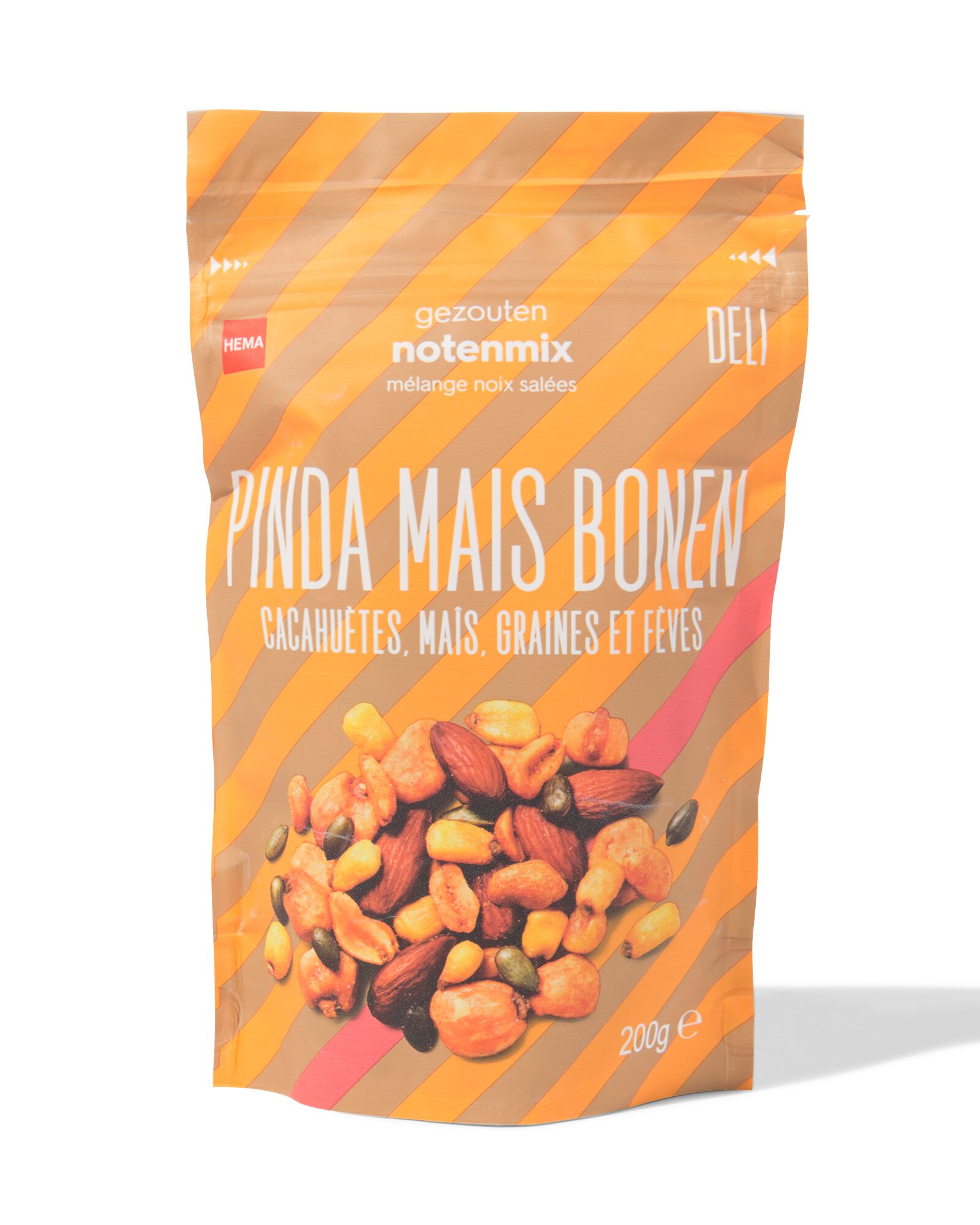 pinda ma&iuml;s bonenmix 200g - 10650102 - HEMA