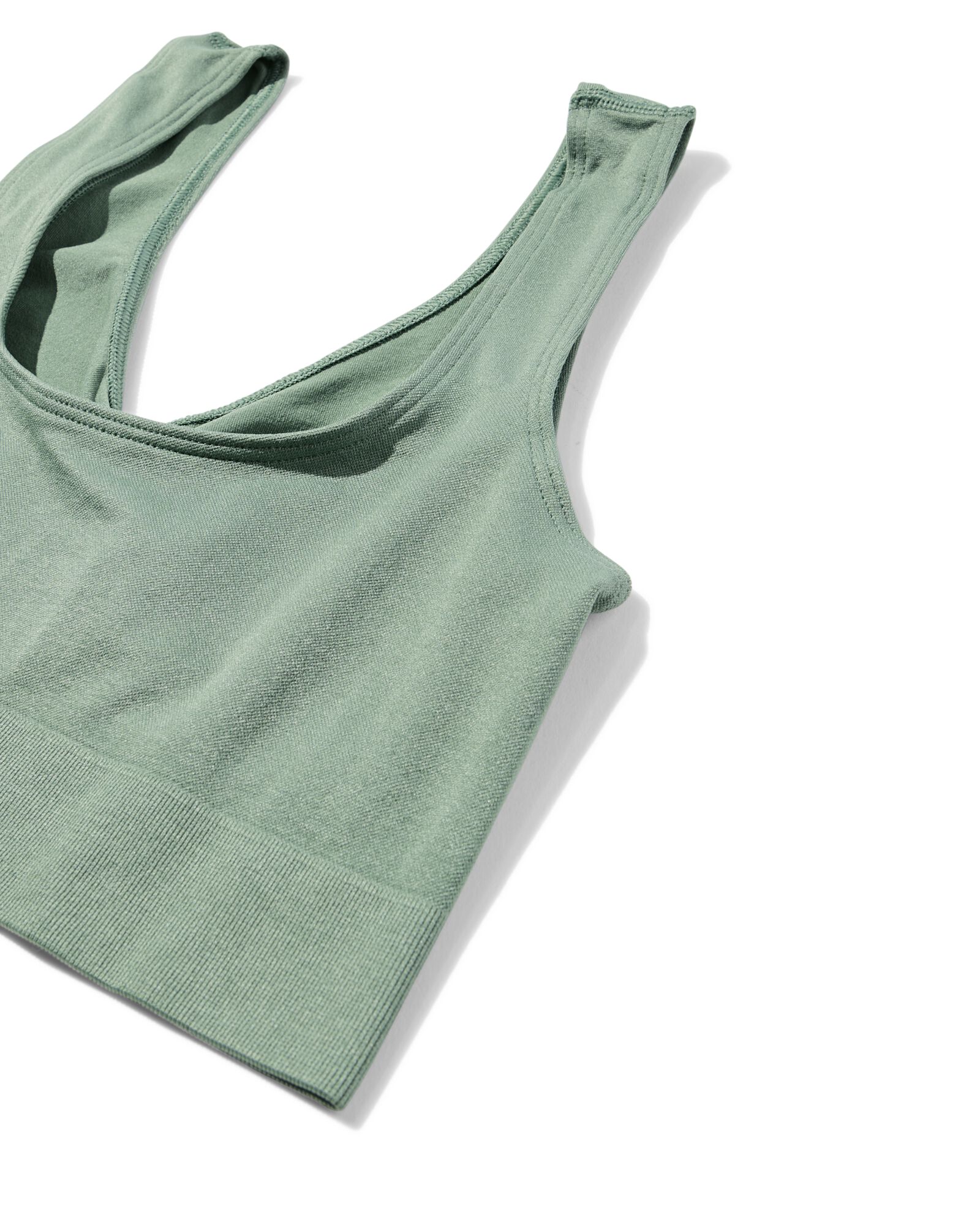 Nicht vorgeformtes Bustier, nahtlos ohne B&uuml;gel gr&uuml;n - 21801146GREEN - HEMA