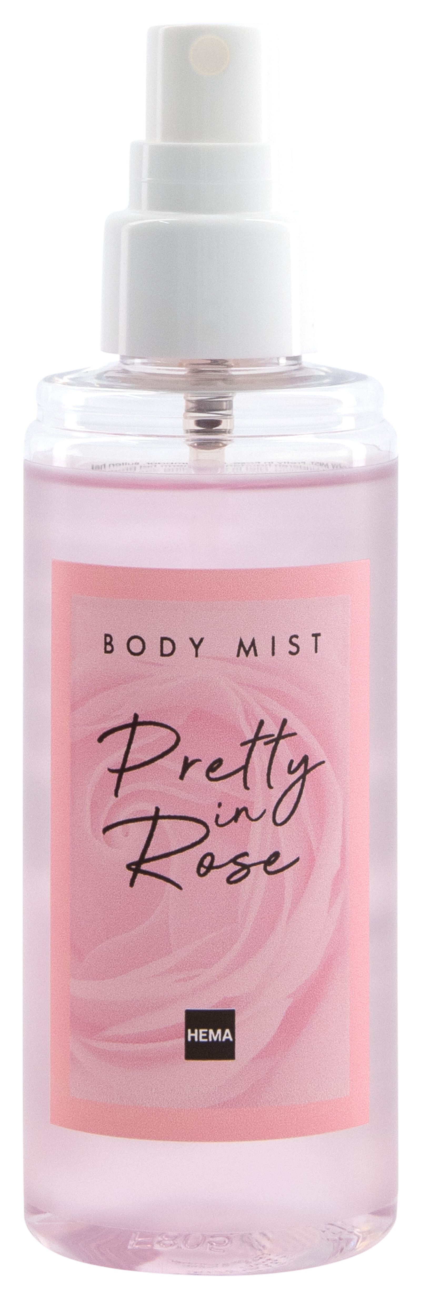 body mist pretty in rose 100ml - 11280017 - HEMA