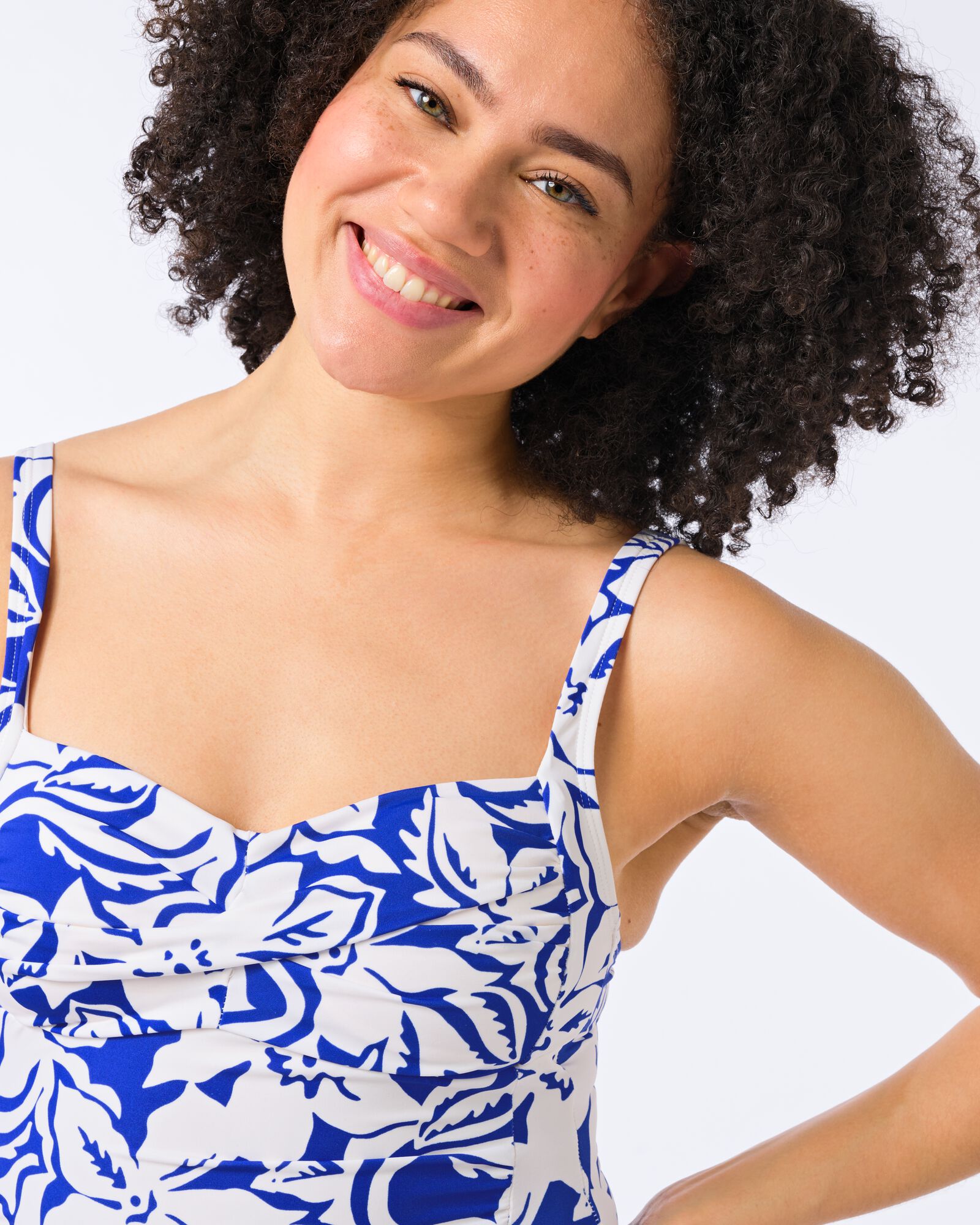 Damen-Badeanzug mit St&uuml;tzfunktion blau - 22351780BLUE - HEMA