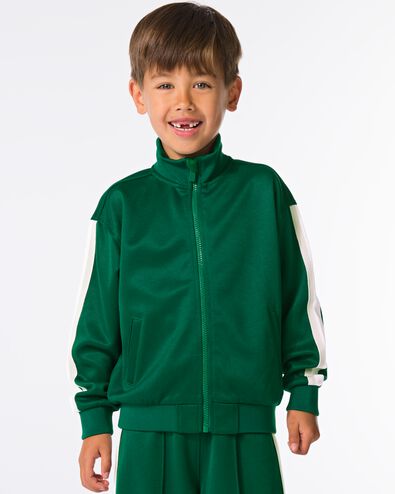 Kinder-Sweatjacke  knallgr&uuml;n - 30745508BRIGHTGREEN - HEMA