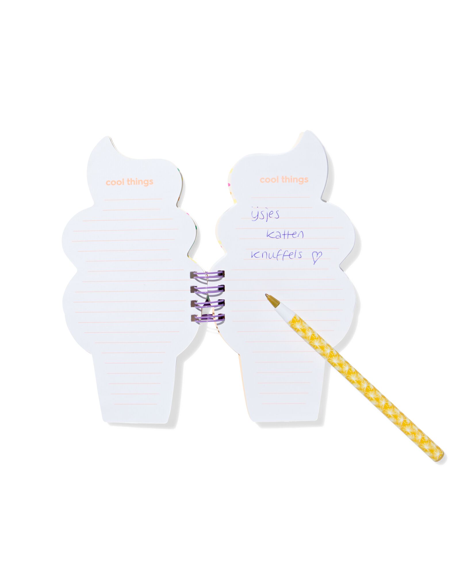 carnet lign&eacute; glace - 14144407 - HEMA