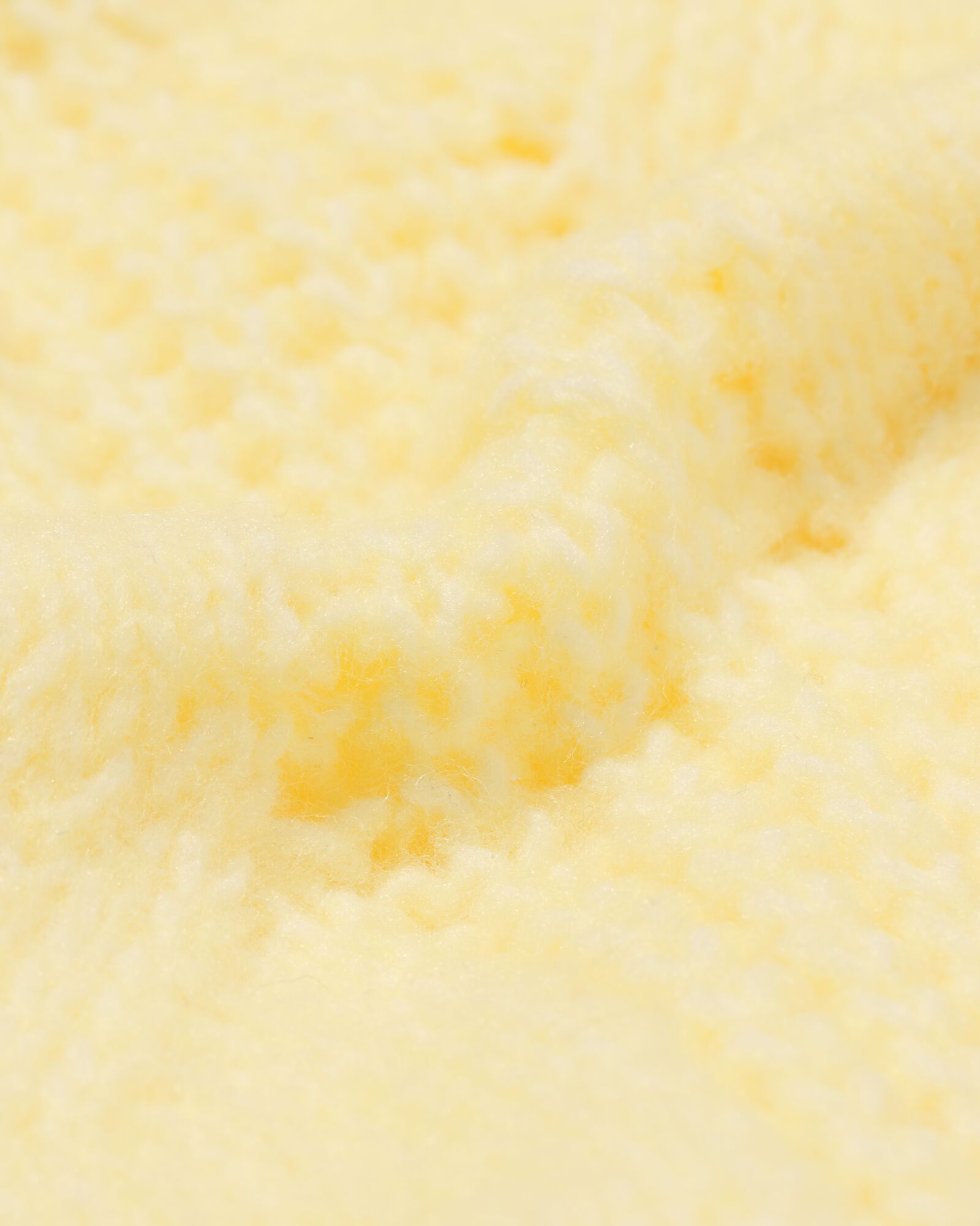 damesvest Foxi fijngebreid kabel geel geel - 36207340YELLOW - HEMA