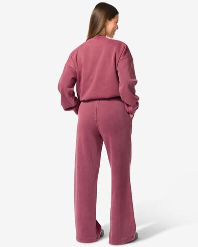 damessweatpants Esmee bordeauxrood bordeauxrood - 36205470BURGUNDYRED - HEMA