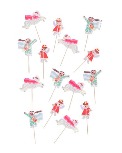 piques &agrave; cocktail 10 cm Saint-Nicolas - 10 pi&egrave;ces - 25900088 - HEMA