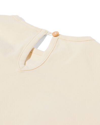 Newborn-T-Shirt, Blumen ecru - 33415120ECRU - HEMA
