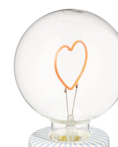 lampe de table 12,5x12,5x23cm led c&oelig;ur - 61104413 - HEMA