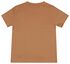 2 t-shirts bébé rhinocéros/rayures marron - 1000027361 - HEMA