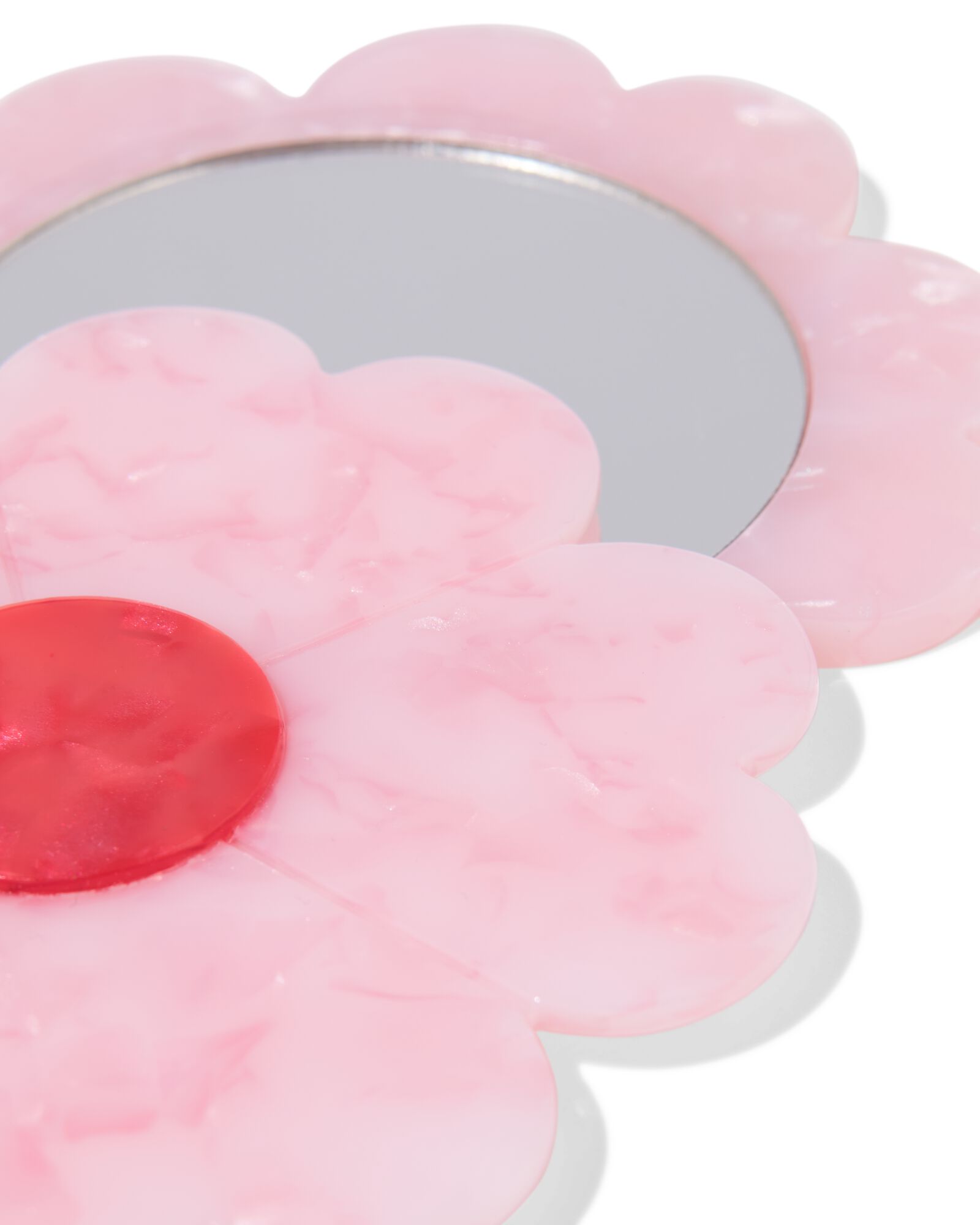 miroir 9x9x0,9cm fleur - 61104550 - HEMA