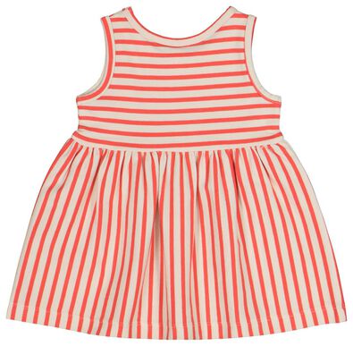 robe débardeur bébé fille - coton bio rouge - 1000019718 - HEMA