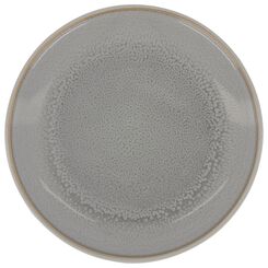 assiette à dessert 16.5 cm - helsinki - émail réactif - gris clair - 9602016 - HEMA
