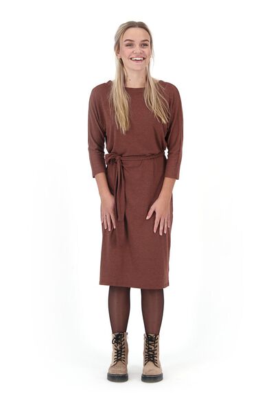 robe femme marron - 1000020966 - HEMA