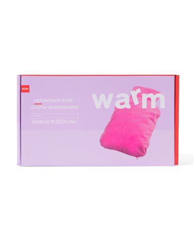 Wiederaufladbare W&auml;rmflasche Rosa - 80020011 - HEMA