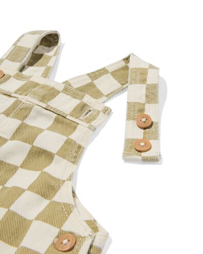 salopette b&eacute;b&eacute; &agrave; carreaux vert vert - 33175470GREEN - HEMA