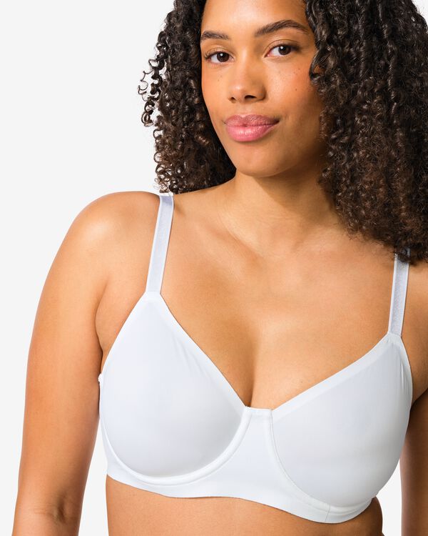 niet voorgevormde bh met beugel  wit wit - 21805950WHITE - HEMA