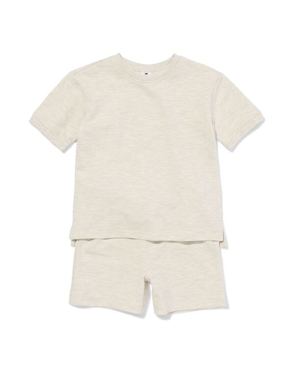 kinderkledingset regular fit zand zand - 30715817SAND - HEMA