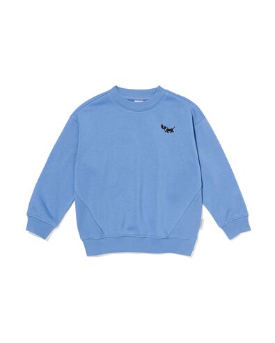 pull enfant tissu sweat Takkie bleu bleu - 30712834BLUE - HEMA