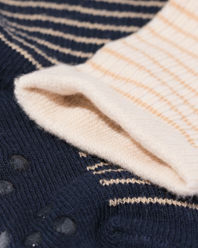 babysokken strepen - 5 paar zand zand - 4700820SAND - HEMA