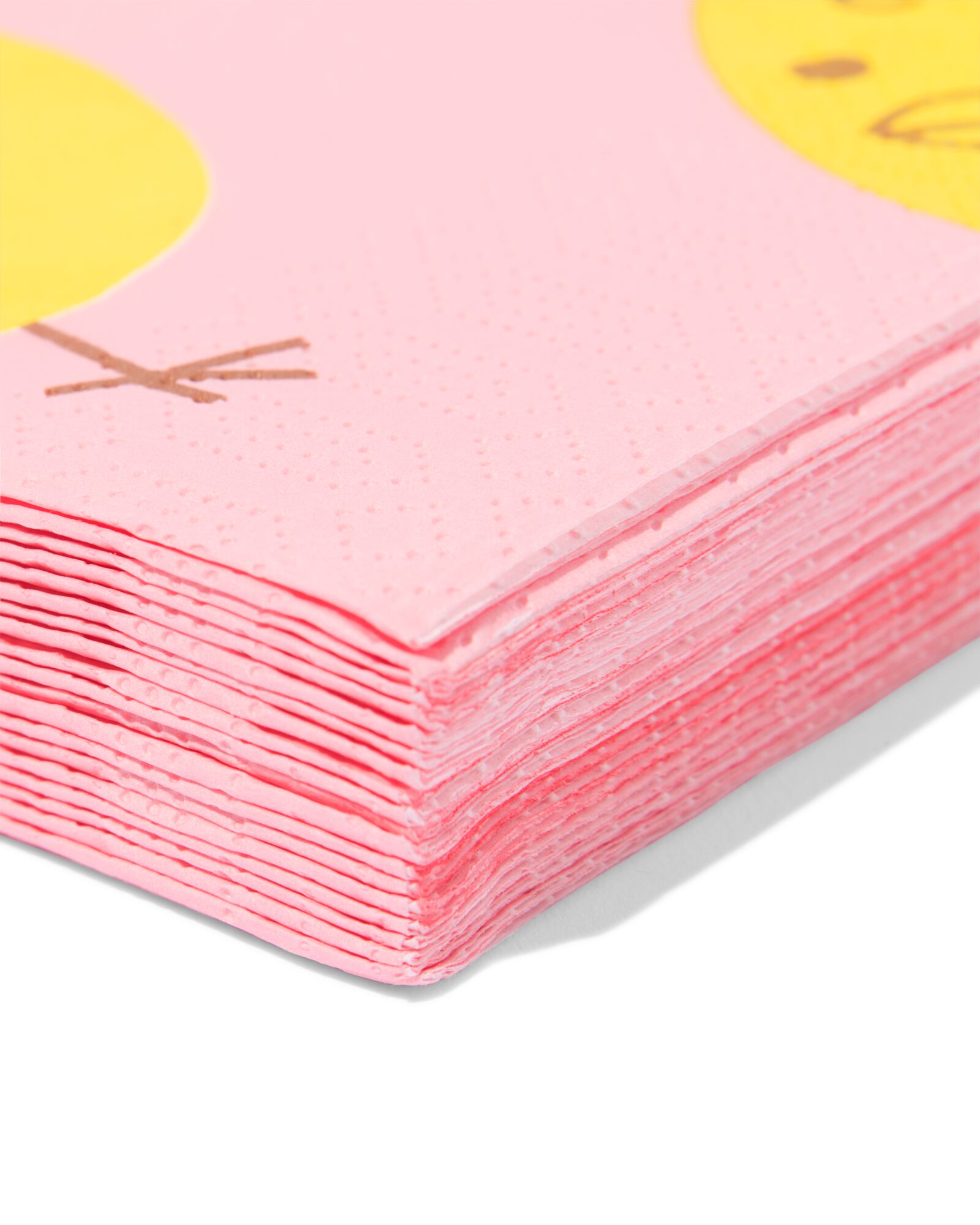 serviettes 33 x 33&thinsp;cm papier poussins - lot de 20 - 25800049 - HEMA