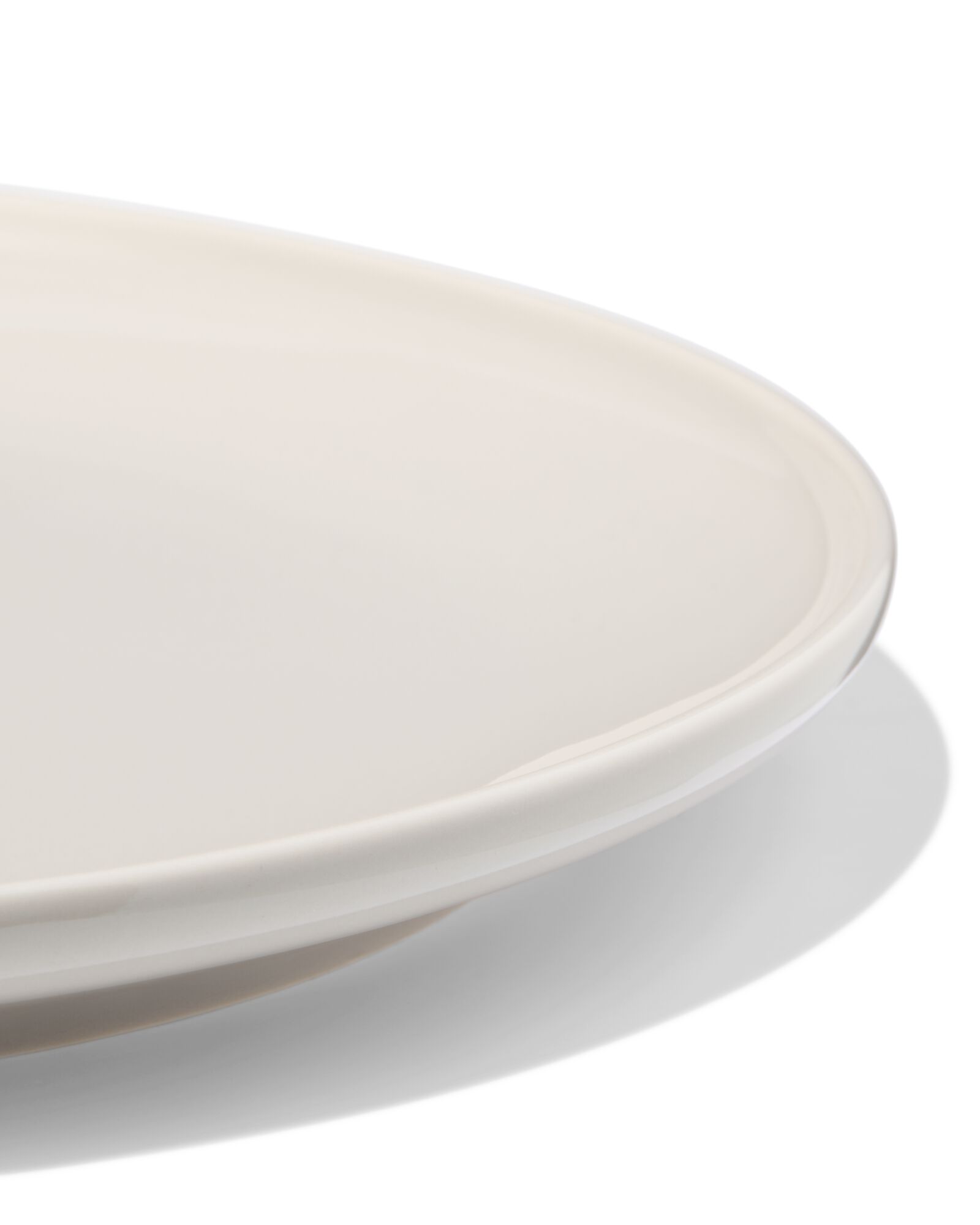petite assiette ⌀21,5cm KNAP new bone grise - 9650306 - HEMA