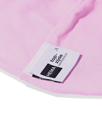 drap-housse 90x200cm coton doux lilas - 5160016 - HEMA