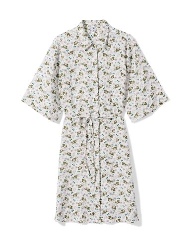 robe femme Lynn coupe droite mousseline blanc blanc - 36303910WHITE - HEMA
