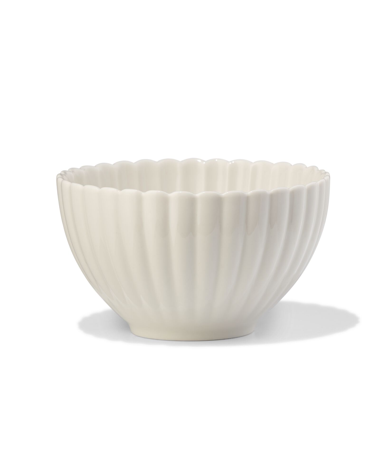 bol &Oslash;12cm Trend fa&iuml;ence blanc fleur - 9650343 - HEMA