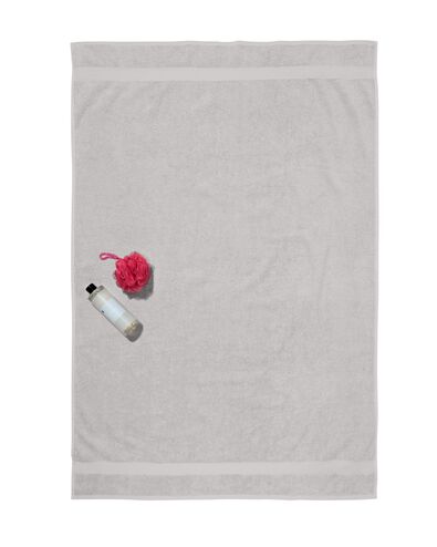 serviette de bain 100x150 qualité épaisse gris clair gris clair serviette 100 x 150 - 5230076 - HEMA