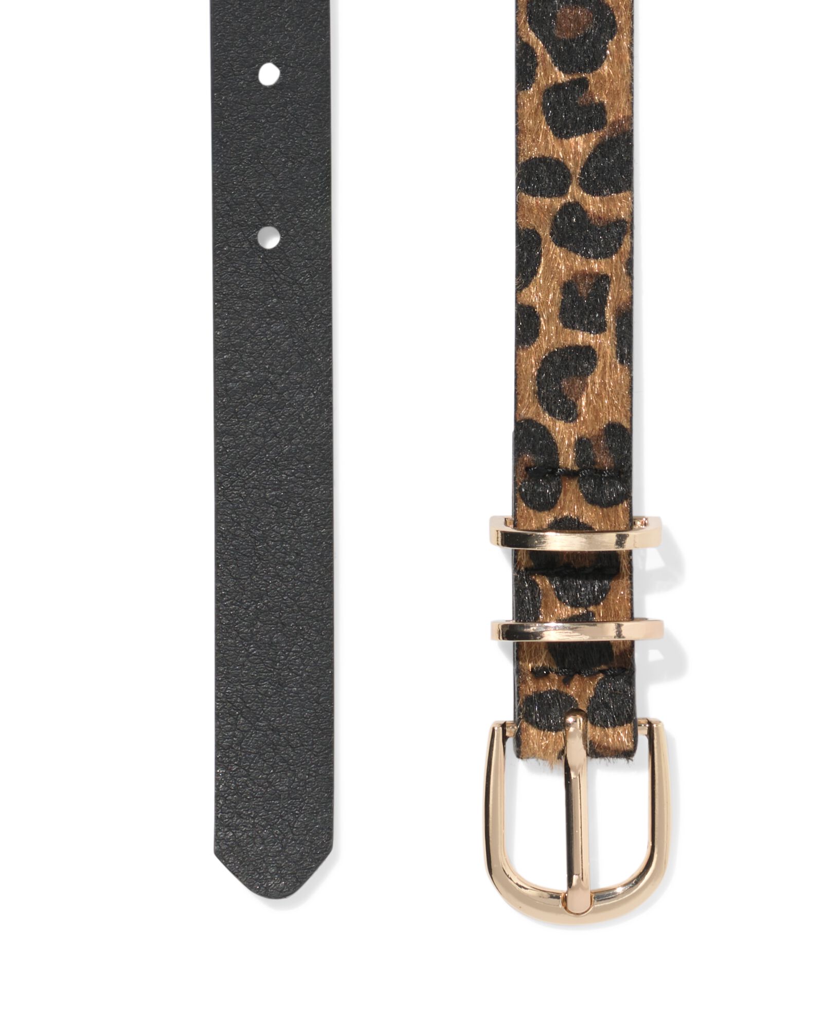 damesriem luipaard bruin bruin - 16360090BROWN - HEMA