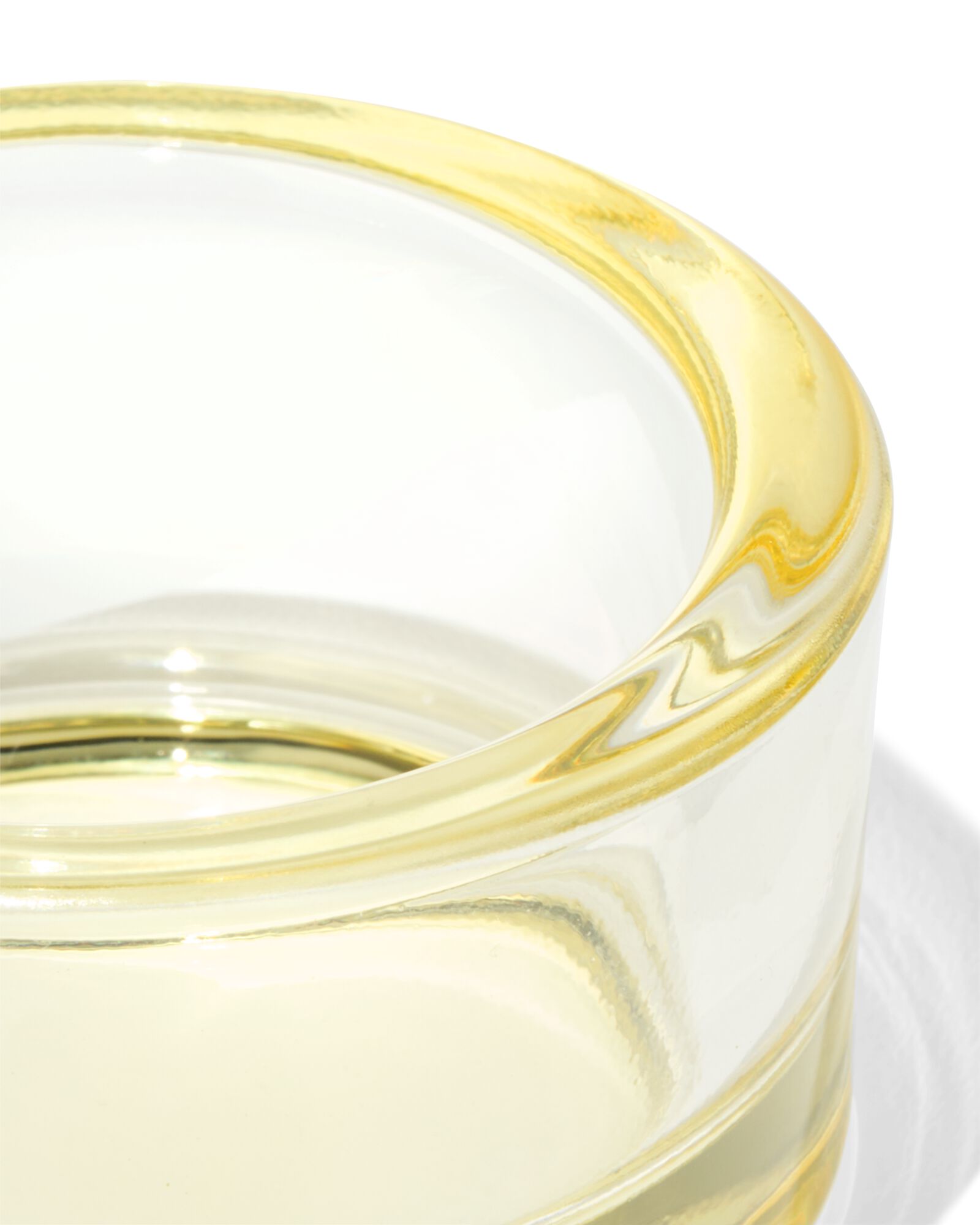 theelichthouder 7x7x3.5cm glas  - 25800082 - HEMA