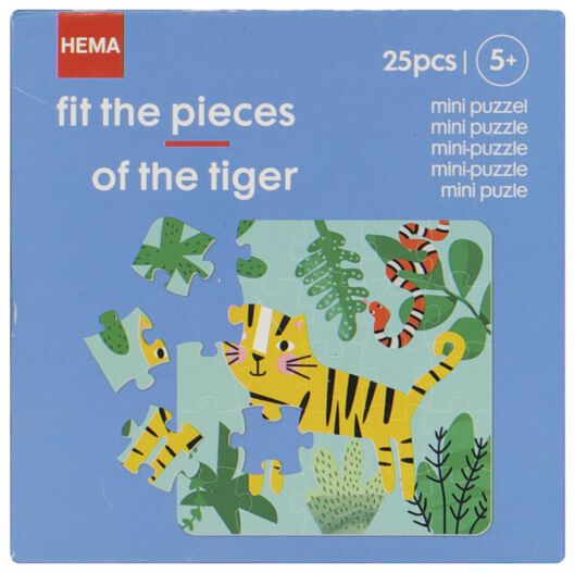 mini puzzle tigre - 15180044 - HEMA