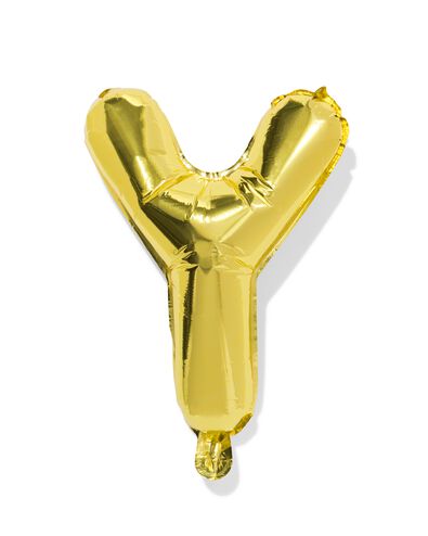 Folienballon Buchstabe Y, 30 cm, Gold - 14260055 - HEMA