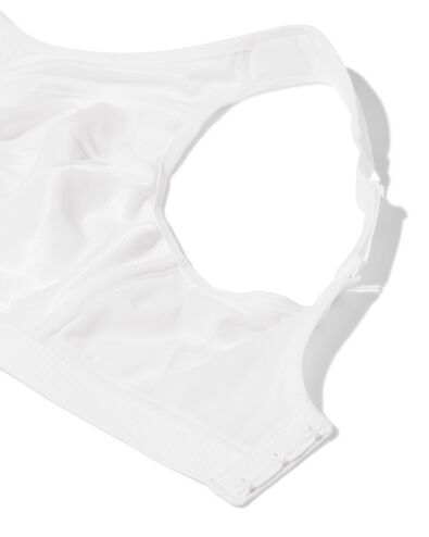 Nicht vorgeformter Sport-BH mit starkem Halt ohne B&uuml;gel wei&szlig; wei&szlig; - 21701202WHITE - HEMA