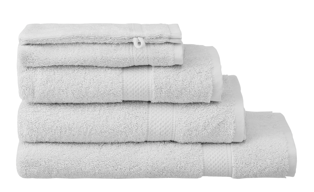serviette de bain-70x140 cm-qualité épaisse-gris clair uni gris clair serviette 70 x 140 - 5240205 - HEMA