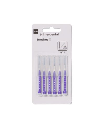 6 brossettes interdentaires 6mm - 11133383 - HEMA