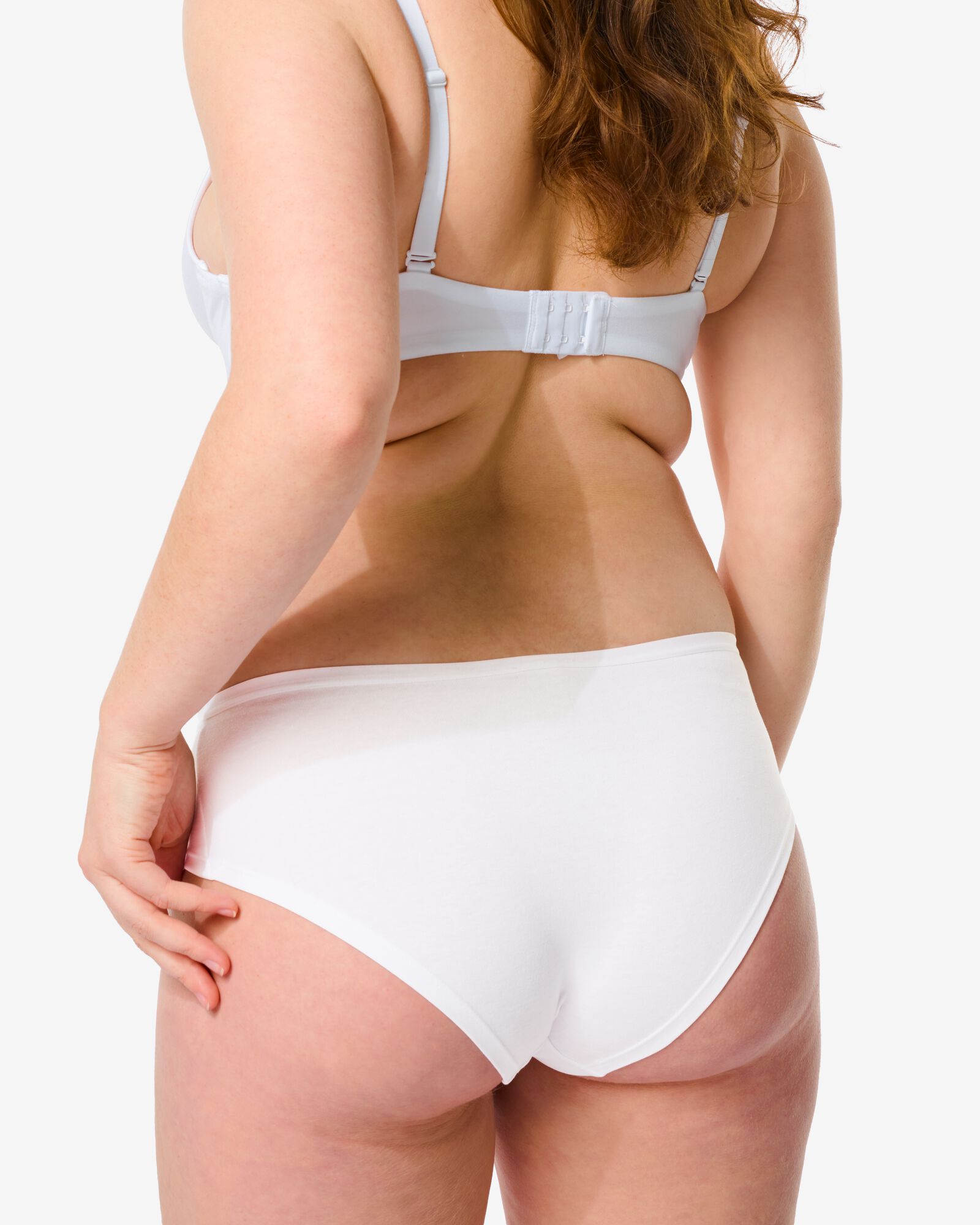 2er-Pack Damen-Hipster, Baumwolle/Elasthan wei&szlig; wei&szlig; - 1000030309 - HEMA