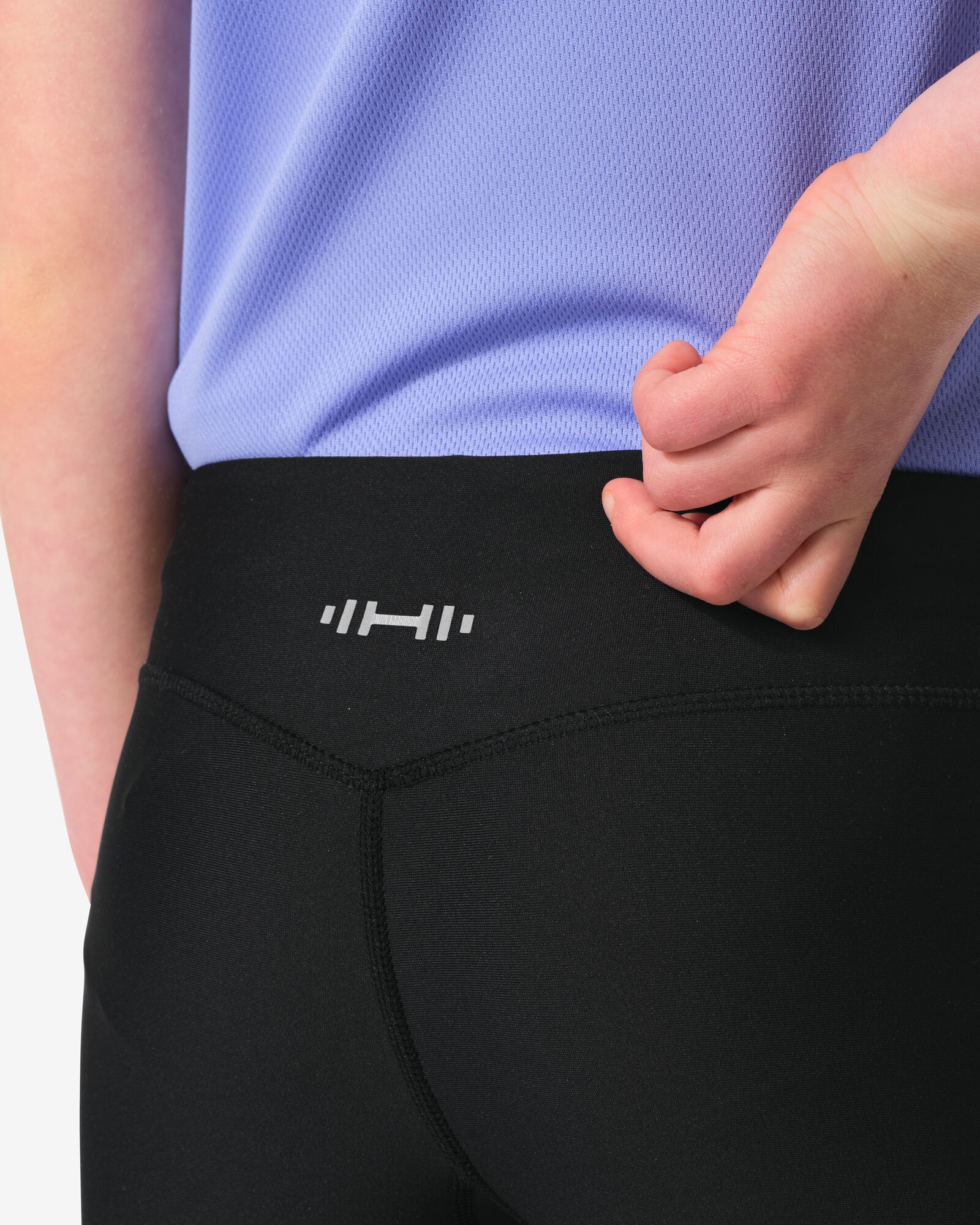 kinder sportlegging zwart zwart - 30680012BLACK - HEMA