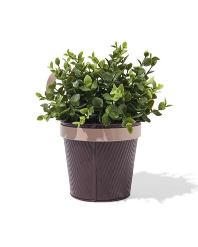Pflanzgef&auml;&szlig; Balkon 13 x 21 x 21 cm mit Haken lila - 41822237 - HEMA