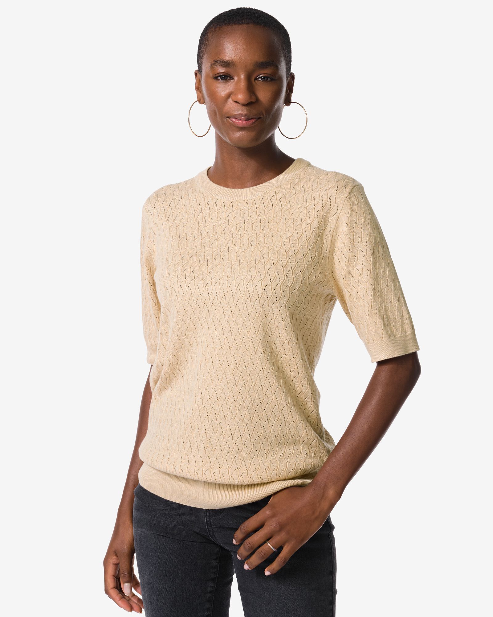 pull femme Fally  sable sable - 36202780SAND - HEMA