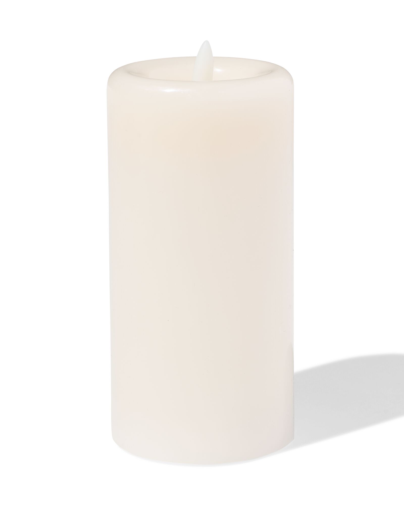 Bougie LED ⌀7,5x15cm ivoire - 13550141 - HEMA