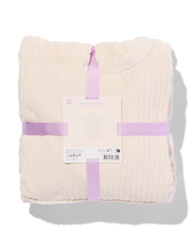 dames snuggle hoodie teddy cr&egrave;me - 61140502 - HEMA