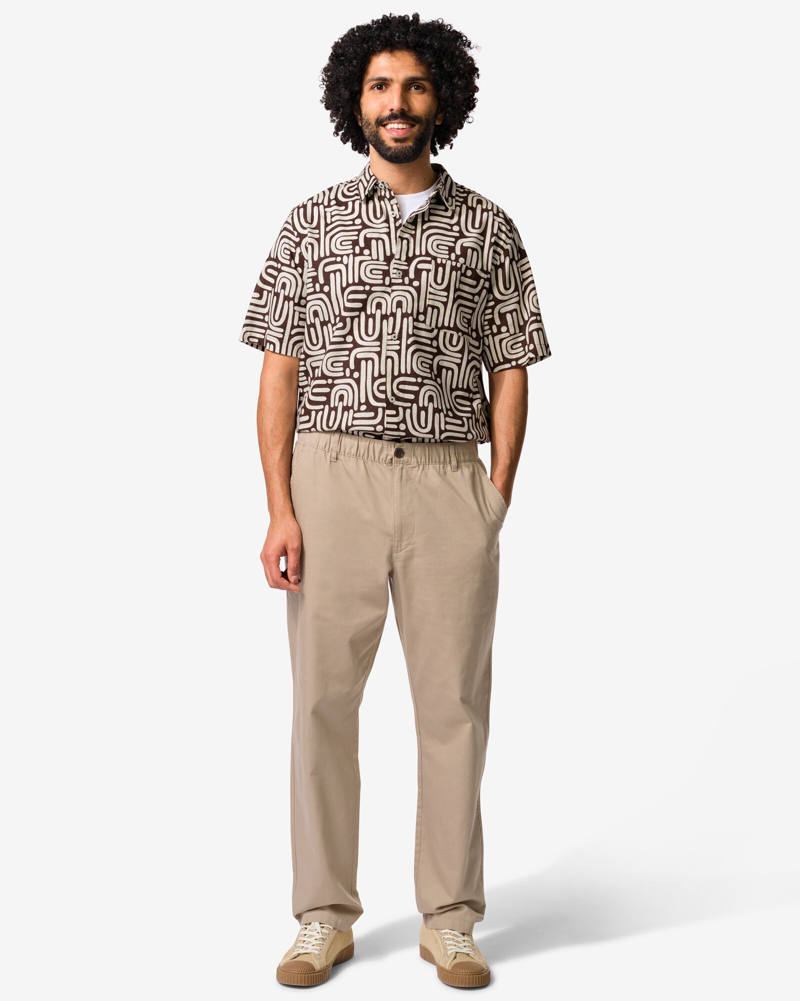 Herrenhose Bas, Regular Fit beige beige - 2140000BEIGE - HEMA