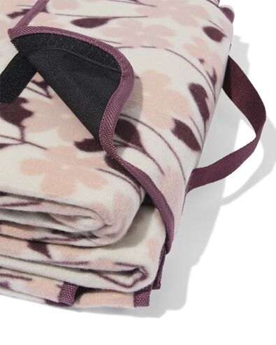 couverture pique-nique 150x180cm fleurs rose - 41800171 - HEMA