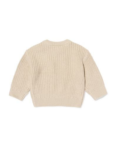 Babypullover aus Grobstrick sandfarben sandfarben - 33185270SAND - HEMA